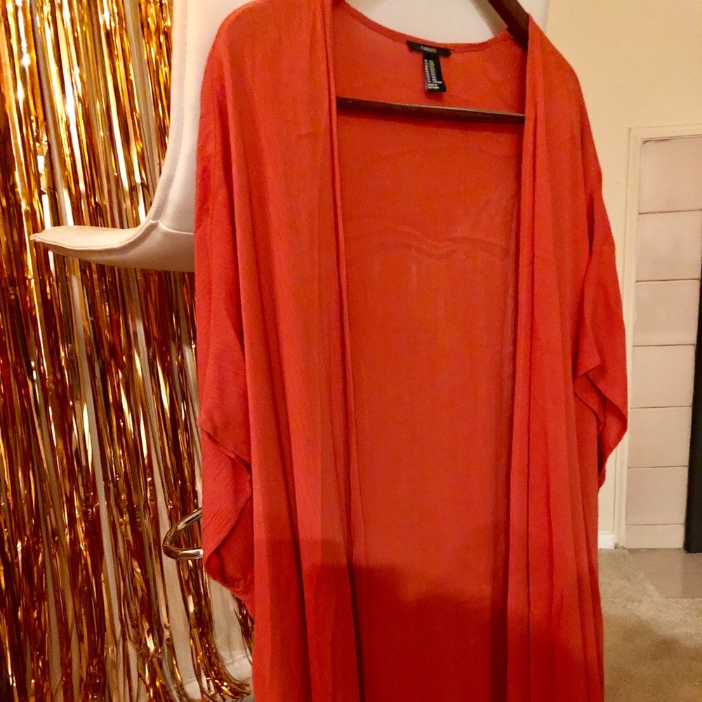 Beach Throw Over Cover Up Sheer Cardigan Duster